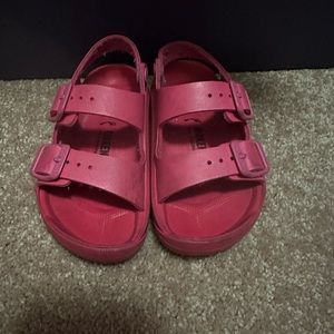 Toddler size 26 pink Birkenstock sandal